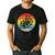 Retro Vintage Paint Palette Costume Artist Art Teacher Men Women Men's Casual T-Shirt Black