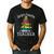 Santa's Favorite Teacher Idea For Christmas Teachers Men's Casual T-Shirt Black