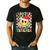 Santas Favorite Teacher Retro Groovy Smile Face Christmas Men's Casual T-Shirt Black Santas Favorite Teacher Retro Groovy Smile Face Christmas Men's Casual T-Shirt Black