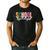 School Psychologist Rainbow Psychology Teacher Men's Casual T-Shirt Black