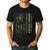 Science Teacher Camo American Flag Back To School Men's Casual T-Shirt Black