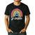 Sé Amable Spanish Bilingual Teacher Be Kind Boho Rainbow Men's Casual T-Shirt Black Sé Amable Spanish Bilingual Teacher Be Kind Boho Rainbow Men's Casual T-Shirt Black