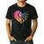 Sign Language Heart ASL For Deaf Teacher Men's Casual T-Shirt Black Sign Language Heart ASL For Deaf Teacher Men's Casual T-Shirt Black