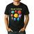 Solar System Cute Face Planets Space Science Teacher School Men's Casual T-Shirt Black Solar System Cute Face Planets Space Science Teacher School Men's Casual T-Shirt Black