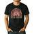 Special Education Shirt Teacher SPED Leopard Boho Rainbow Men's Casual T-Shirt Black