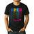 SPED Squad Proud Special Education Para Teacher Colorful Men's Casual T-Shirt Black SPED Squad Proud Special Education Para Teacher Colorful Men's Casual T-Shirt Black