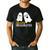 Spooky Ghost Inequalities Halloween Math Teacher Men's Casual T-Shirt Black