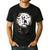 Spooky Halloween Moon Boston Terrier Boston Bull Bostie Men's Casual T-Shirt Black