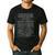 Standard Model Lagrangian Higgs Boson Physics Teacher Men's Casual T-Shirt Black