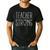 Strong Teacher Shirt Great Inspirational Teacher Men's Casual T-Shirt Black Strong Teacher Shirt Great Inspirational Teacher Men's Casual T-Shirt Black