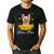 Sunflower Yorkie Mom Dog Lover Men's Casual T-Shirt Black