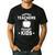 Support Teachers Support Kids Teacher Red For Ed 2019 Men's Casual T-Shirt Black Support Teachers Support Kids Teacher Red For Ed 2019 Men's Casual T-Shirt Black