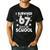 I Survived 67 Days Of School Teachers Students Men's Casual T-Shirt Black