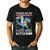 T Rex Dinosaur Unicorn Teachers Are Like Unicornasaurus Rex Men's Casual T-Shirt Black