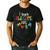 I Teach Awesome Kids Shirt Autism Special Education Teacher Men's Casual T-Shirt Black