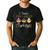 I Teach The Cutest Turkeys School Teachers Thanksgiving Men's Casual T-Shirt Black