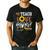 TEACH LOVE INSPIRE Teacher Sunflower Appreciation Men's Casual T-Shirt Black