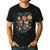 Teach Them Love Them Watch Them Grow Retro Teacher Floral Men's Casual T-Shirt Black Teach Them Love Them Watch Them Grow Retro Teacher Floral Men's Casual T-Shirt Black