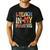 I Teach In My Pajamas Retro Groovy Teacher Humor Men's Casual T-Shirt Black