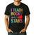 I Teach Rockstars Band Vibes Teacher Rocks My Music Teaching Men's Casual T-Shirt Black I Teach Rockstars Band Vibes Teacher Rocks My Music Teaching Men's Casual T-Shirt Black