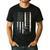 Teacher American Flag Teacher's Day Teaching Men's Casual T-Shirt Black Teacher American Flag Teacher's Day Teaching Men's Casual T-Shirt Black