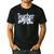 Teacher Blue Chinoiserie Coquette Bow Heart Teacher Life Men's Casual T-Shirt Black