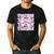 Teacher Bow Pencil Flowers Teacher Back To School Men's Casual T-Shirt Black