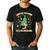 Teacher Christmas Shirts Pajama Matching Rockin' Around The Classroom -Adult Short Sleeve Small Modern Festive Christmas Teacher Xmas Vibes T-Shirt Men's Casual T-Shirt Black