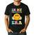 In My Teacher Era Retro Back To School Teacher Student Men's Casual T-Shirt Black In My Teacher Era Retro Back To School Teacher Student Men's Casual T-Shirt Black