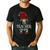 Teacher Gnome Xmas Family Matching Plaid Christmas Gnomes Men's Casual T-Shirt Black