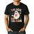Teacher Halloween Trick Or Teach Floral Ghost Men's Casual T-Shirt Black