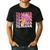 Teacher Pencil Back To School Groovy Pink Teacher First Day Men's Casual T-Shirt Black
