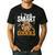 Teacher I Teach Smart Cookies Nerd Men's Casual T-Shirt Black Teacher I Teach Smart Cookies Nerd Men's Casual T-Shirt Black