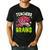 Teachers Love Brains Skeleton Halloween Teacher Funny Men's Casual T-Shirt Black