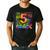 Tie Dye 5th Grade Typography Team Fifth Grade Teacher For Men Women Girls Kids Men's Casual T-Shirt Black