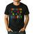 Tiny Human Security Preschool Childcare Teacher Babysitters Men's Casual T-Shirt Black