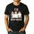 TK Boo Crew Retro Groovy Halloween Floral Ghost TK Teacher Men's Casual T-Shirt Black TK Boo Crew Retro Groovy Halloween Floral Ghost TK Teacher Men's Casual T-Shirt Black