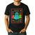 Trick Or Teach Neon Ghost Flower Teacher Spooky Halloween Men's Casual T-Shirt Black