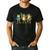 Trio Cute Frogs Welcome Back To School Teachers Girls Boys Men's Casual T-Shirt Black