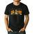 Turkey Reading Books Fall Thanksgiving Teacher Student Men's Casual T-Shirt Black