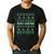 Ugly Sweater Boston Terrier Dog Christmas Dog Lover Xmas Men Women Kids Men's Casual T-Shirt Black