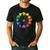 Unique For Artists By ADS Color Wheel Educational Art Teacher Dog Themed Artist Small Men's Casual T-Shirt Black Unique For Artists By ADS Color Wheel Educational Art Teacher Dog Themed Artist Small Men's Casual T-Shirt Black