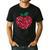 Valentines Day Teacher Hearts Apple Love Teach Women Men Men's Casual T-Shirt Black Valentines Day Teacher Hearts Apple Love Teach Women Men Men's Casual T-Shirt Black