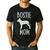 Vintage Boston Terrier Mom Dog Owner Bostie Mother Men's Casual T-Shirt Black