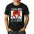 Vintage Japanese Dogzilla Boston Terrier Men's Casual T-Shirt Black