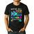 We'Re All Different But We Swim Together Elementary Teacher Men's Casual T-Shirt Black