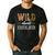 Wild About Kindergarten Teacher Leopard Print Men's Casual T-Shirt Black Wild About Kindergarten Teacher Leopard Print Men's Casual T-Shirt Black