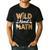 Wild About Math Cute Teacher Student Math Club Men's Casual T-Shirt Black