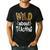 Wild About Teaching Teacher Student First Day Of School Men's Casual T-Shirt Black Wild About Teaching Teacher Student First Day Of School Men's Casual T-Shirt Black