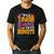 Will Trade Students For Donuts Halloween Teacher Men's Casual T-Shirt Black